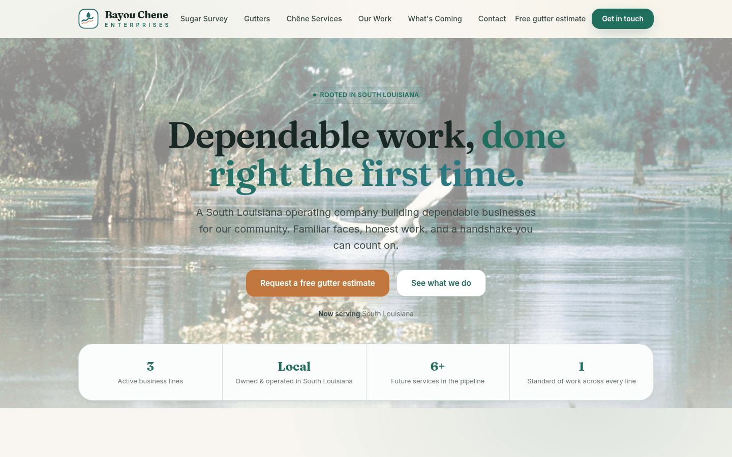 Bayou Chene screenshot